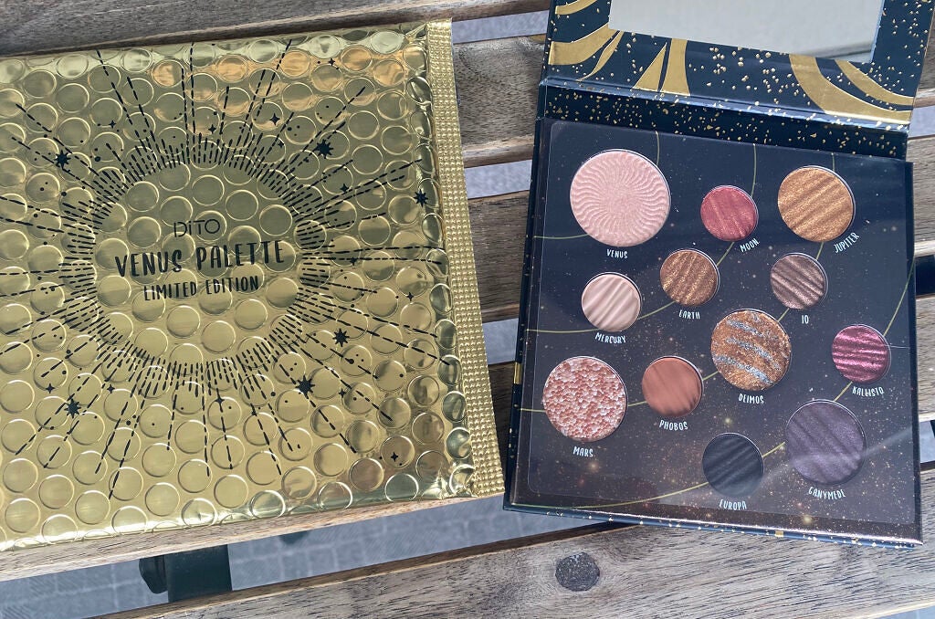 ギャラクシー12色アイシャドウパレット VENUS /DiTO/アイシャドウパレットを使ったクチコミ(3枚目)