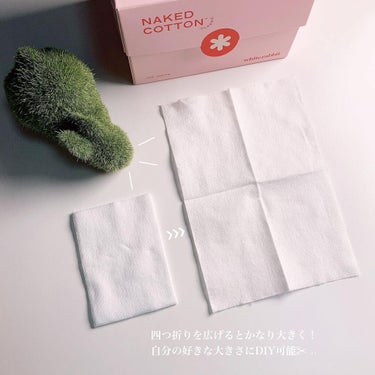 NAKED COTTON TEXTURED/White Rabbit/コットンを使ったクチコミ（2枚目）