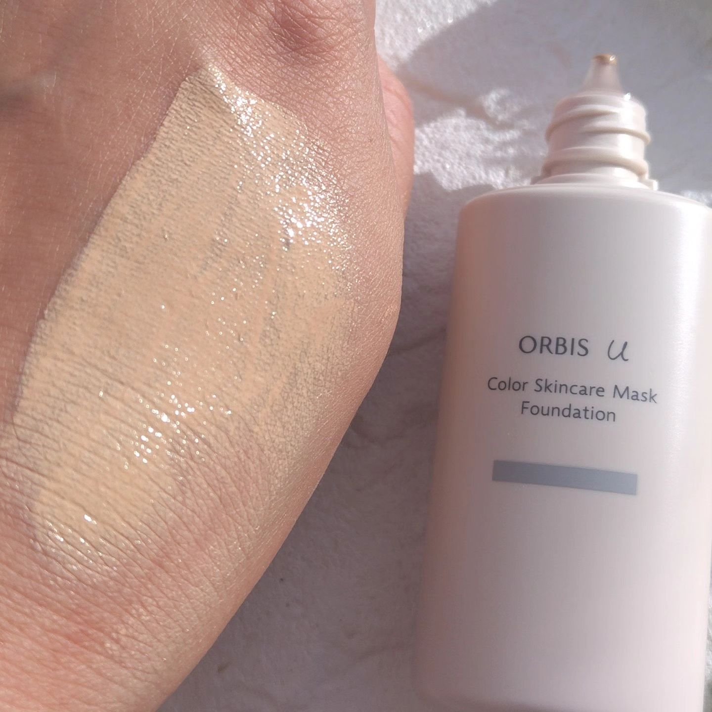 オルビスユー カラースキンケアマスク ファンデーション/オルビス/リキッドファンデーションを使ったクチコミ（3枚目）