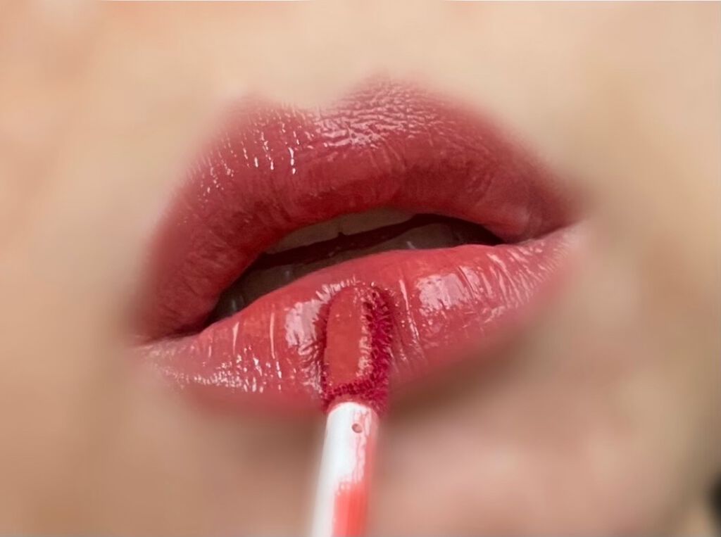 ジューシーリップティント/キャンメイク/口紅を使ったクチコミ(5枚目)