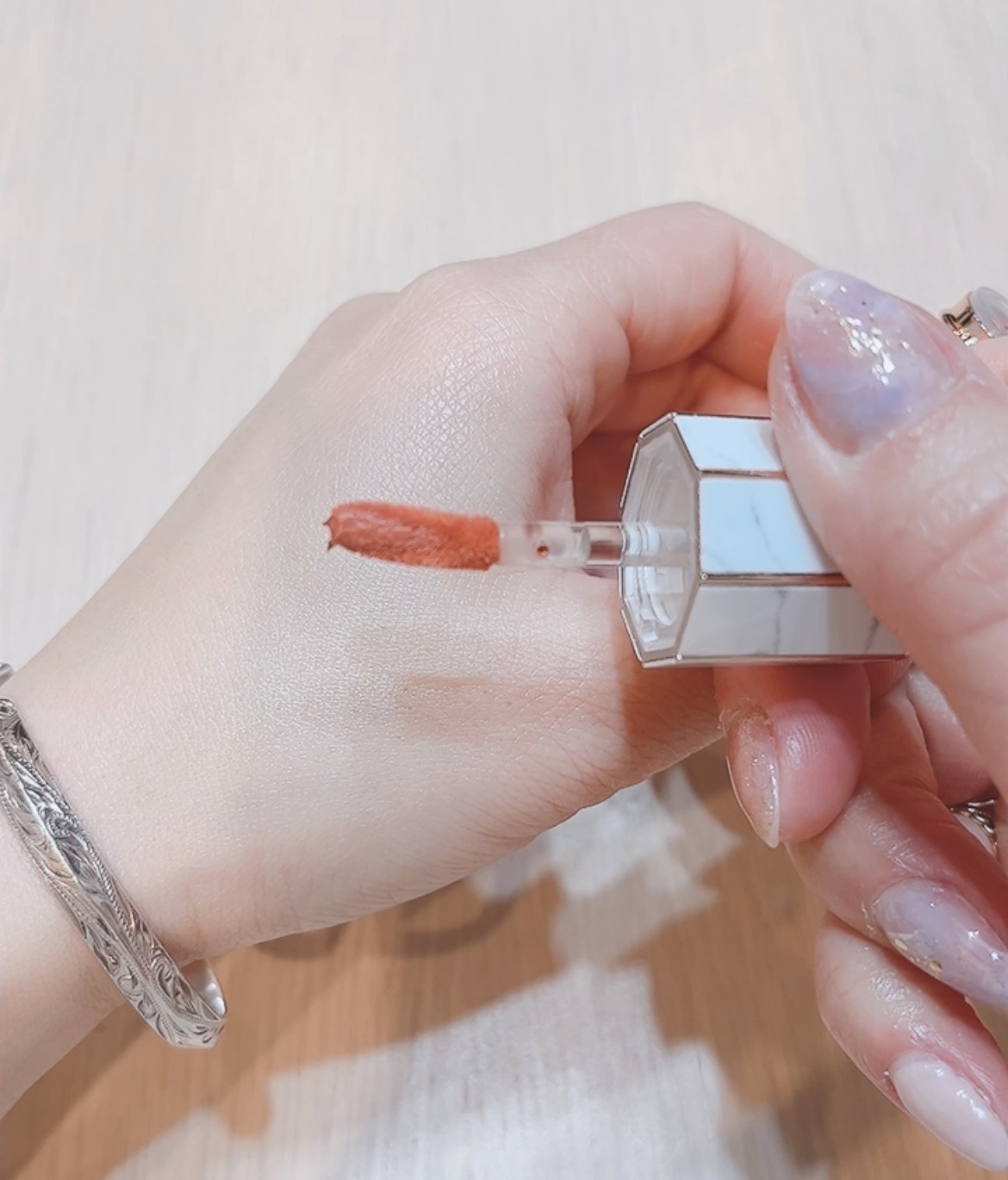 パラダイスドリーム ベルベット リップムース/DEAR DAHLIA/口紅を使ったクチコミ（3枚目）