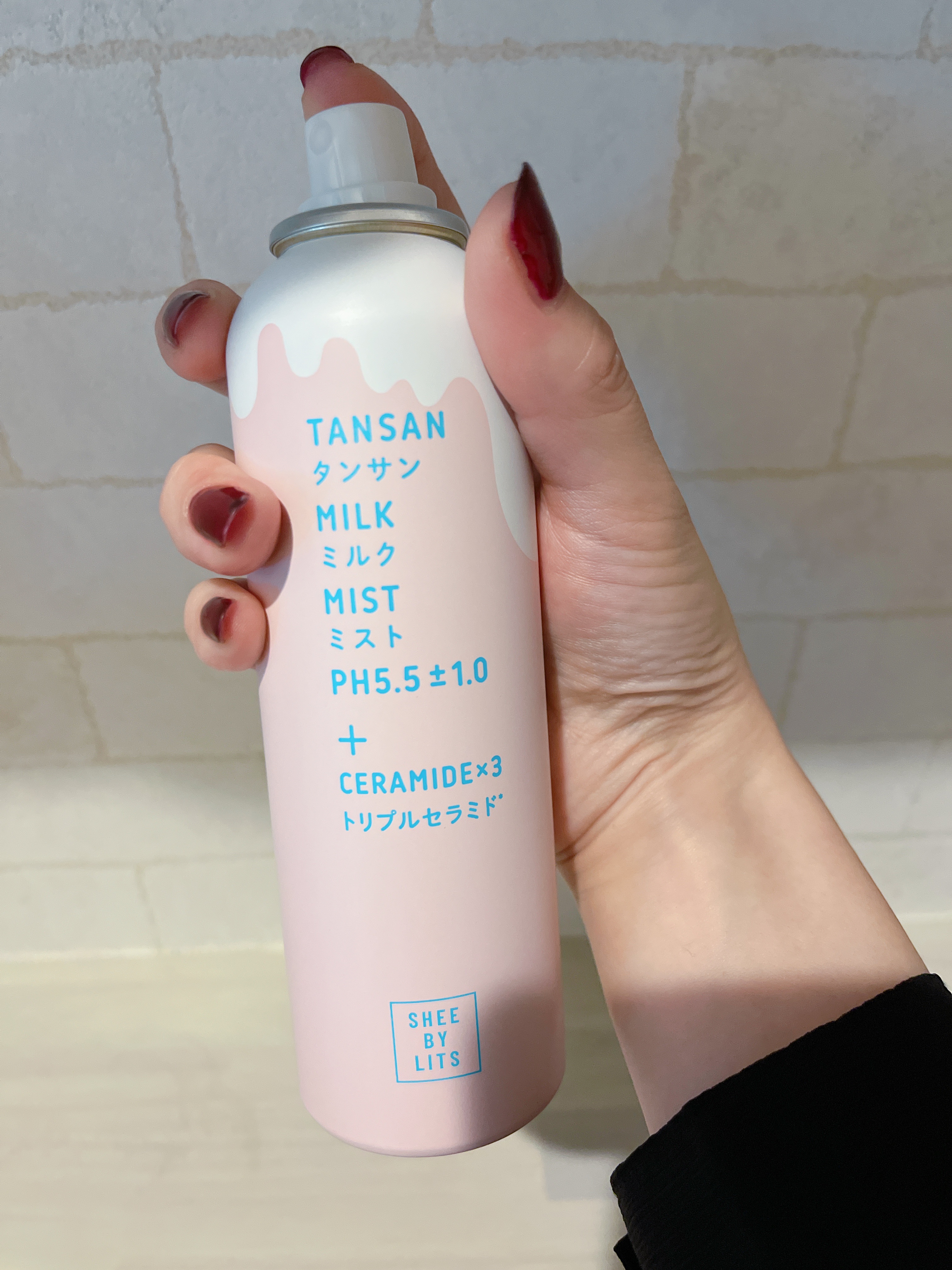SHEE BY LITS 炭酸ミルクミスト/リッツ/ミスト状化粧水を使ったクチコミ（2枚目）