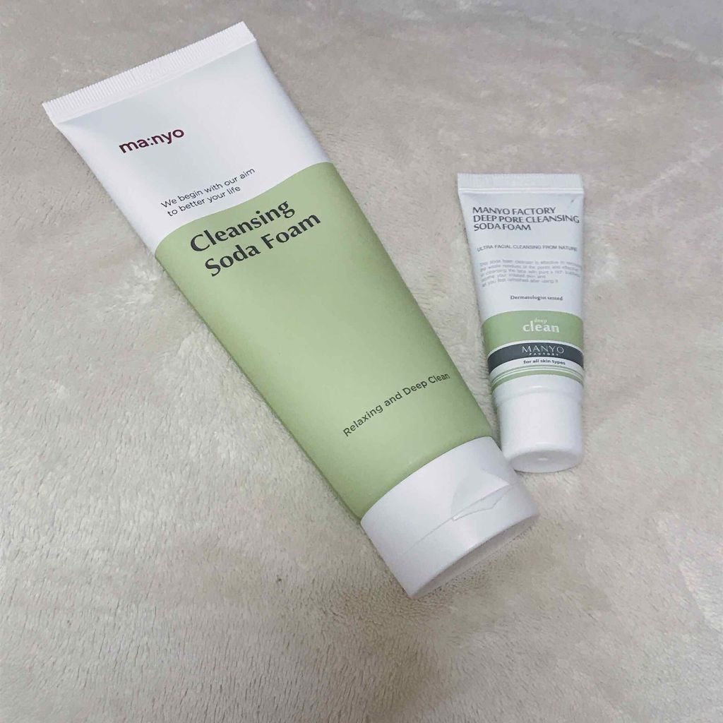 ソーダ洗顔料/manyo/洗顔フォームを使ったクチコミ（1枚目）