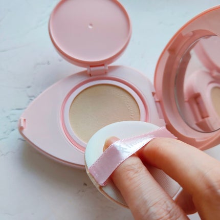 トワタッチ ハートクッション グロウメッシュ/troistouch/クッションファンデーションを使ったクチコミ(2枚目)