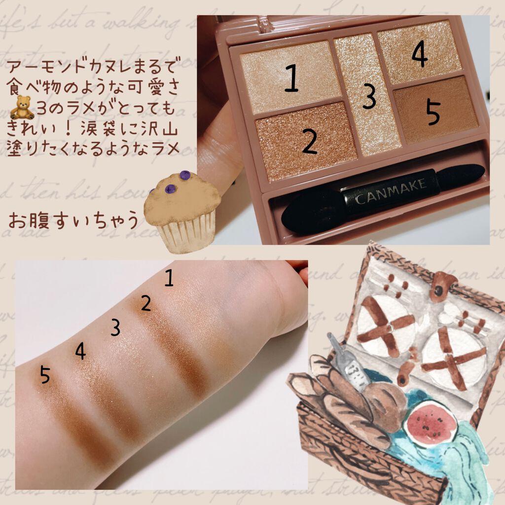 パーフェクトスタイリストアイズ/キャンメイク/アイシャドウパレットを使ったクチコミ(2枚目)