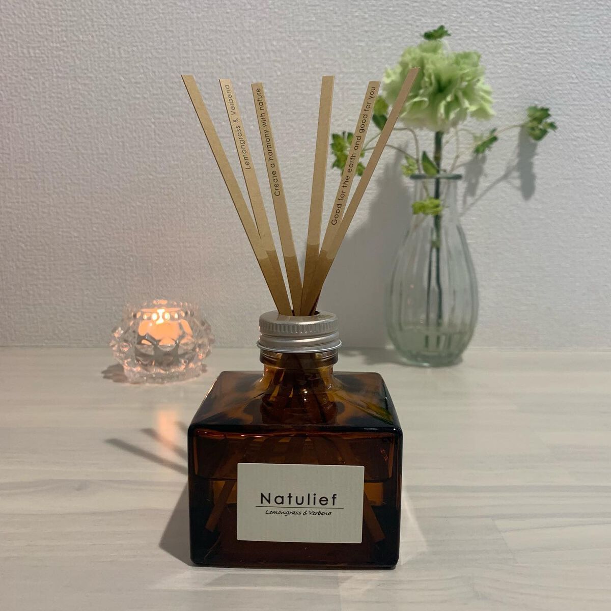 消臭力 Natulief 玄関・リビング用 リードディフューザー/消臭力/ルームフレグランスを使ったクチコミ(2枚目)
