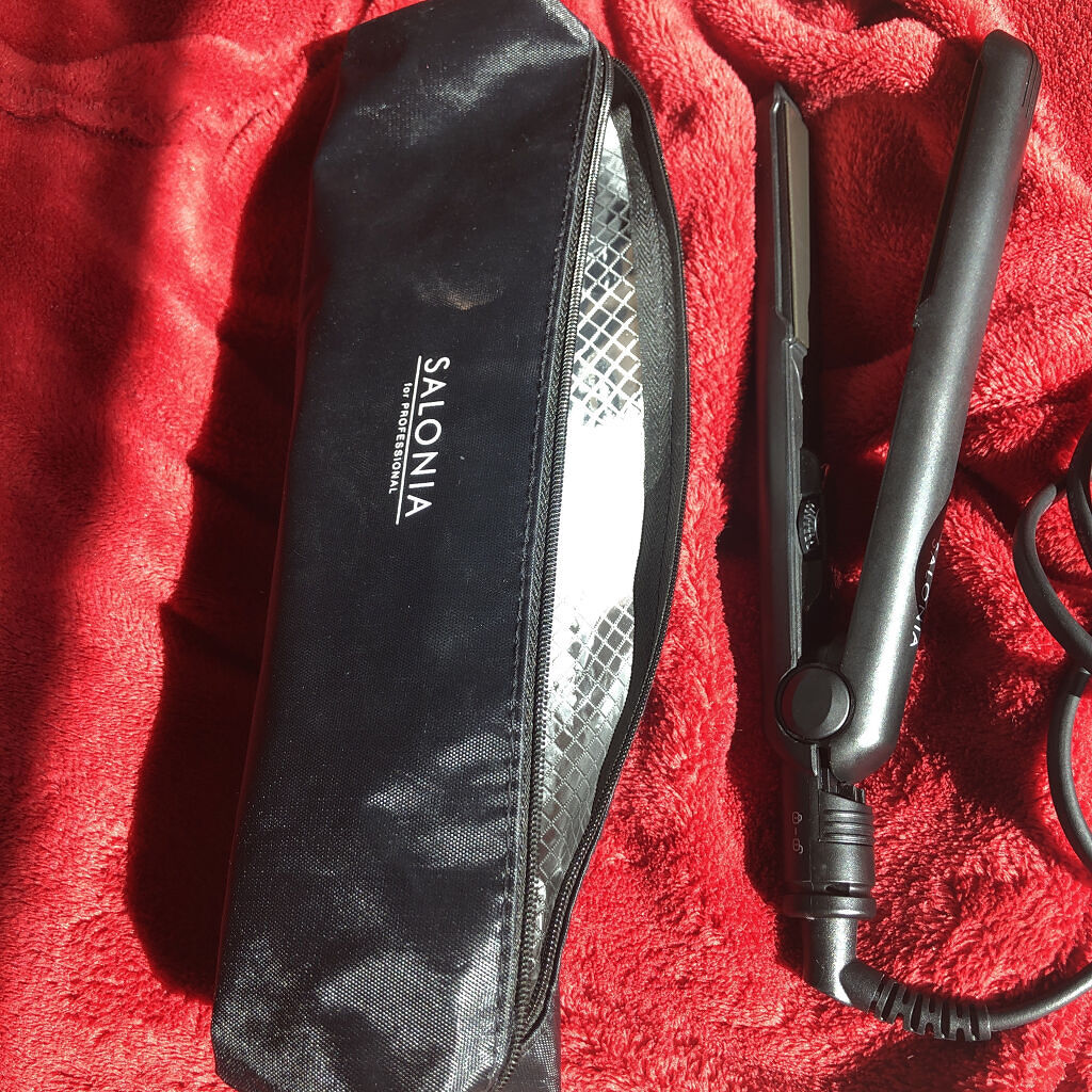 ストレートヘアアイロン グレー(WEB限定)/SALONIA/ストレートアイロンを使ったクチコミ（2枚目）