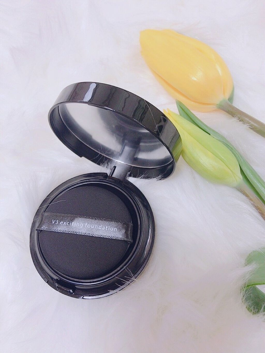 V3 エキサイティングファンデーション/SPICARE/クッションファンデーションを使ったクチコミ（3枚目）