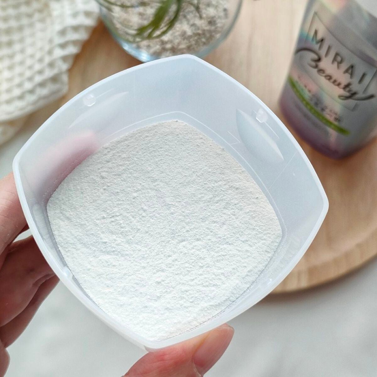 MIRAI beauty バスパウダー/花王/炭酸系入浴剤を使ったクチコミ(3枚目)