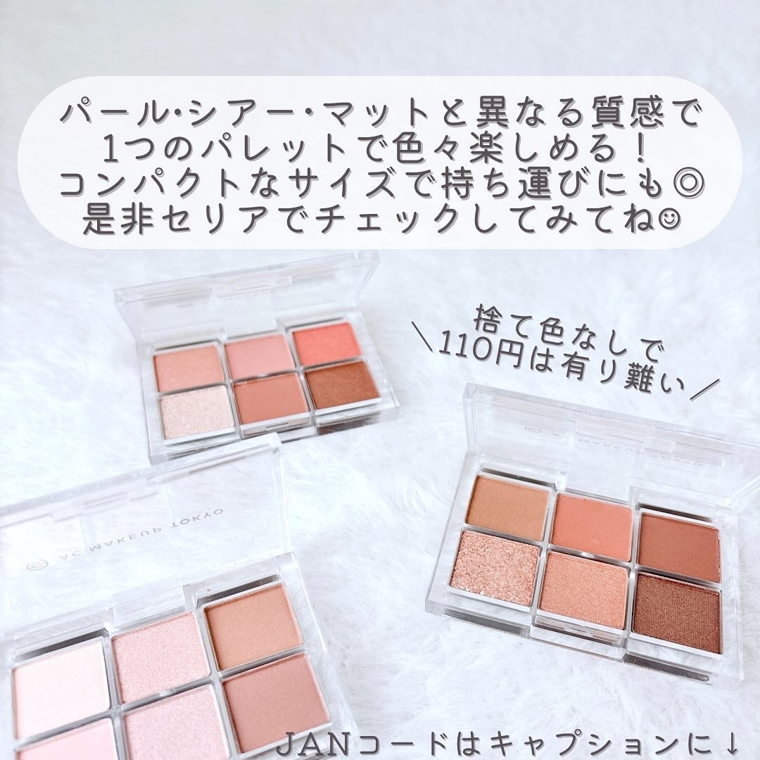 AC 6アイカラーパレット/AC MAKEUP/アイシャドウパレットを使ったクチコミ(10枚目)