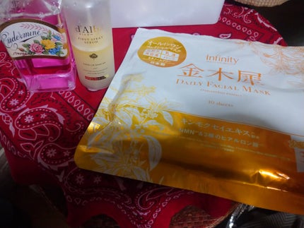 金木犀プレミアムフェイシャルマスク/Infinity/シートマスク・パックを使ったクチコミ(1枚目)