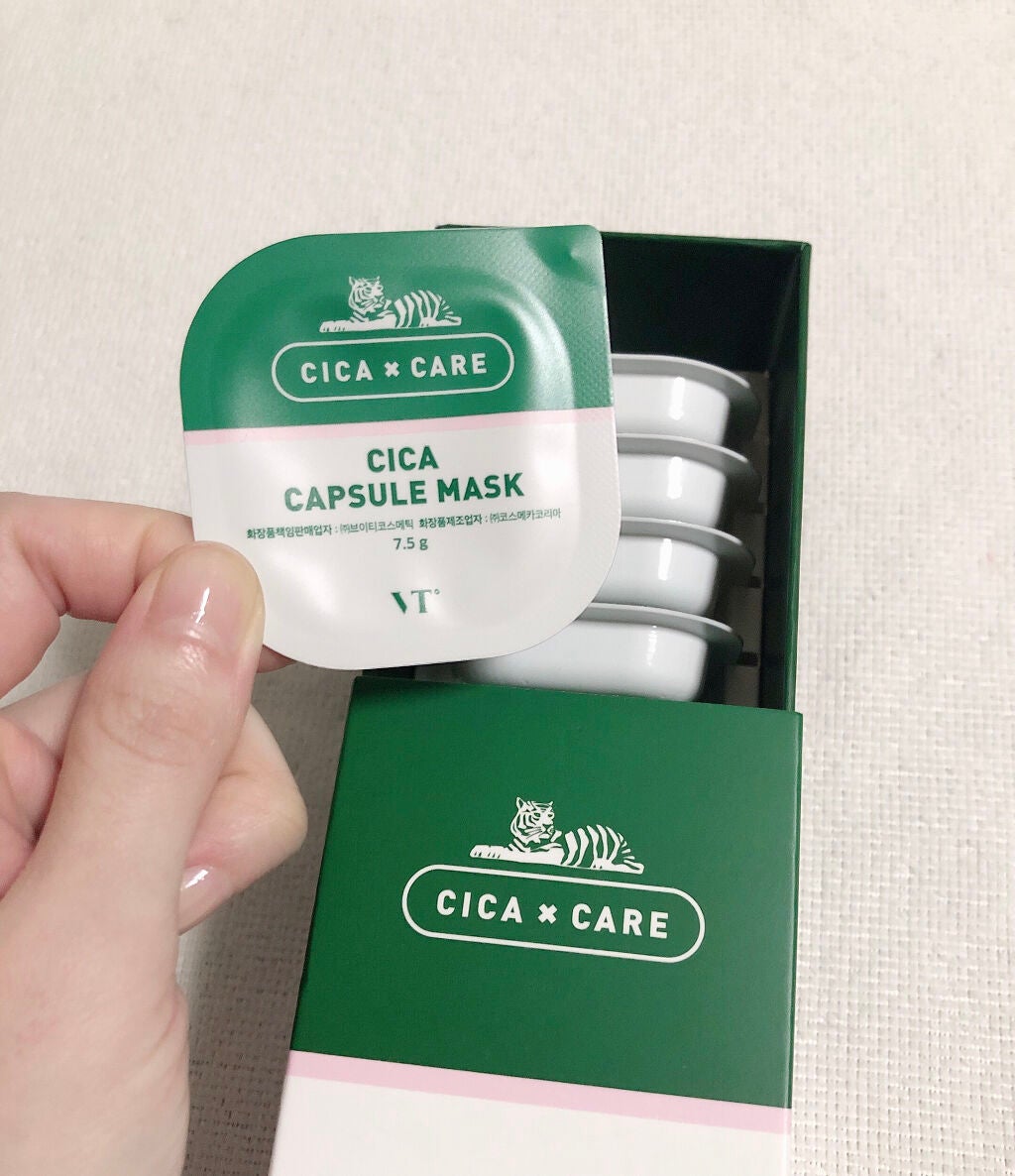 CICA カプセルマスク/VT/洗い流すパック・マスクを使ったクチコミ(4枚目)