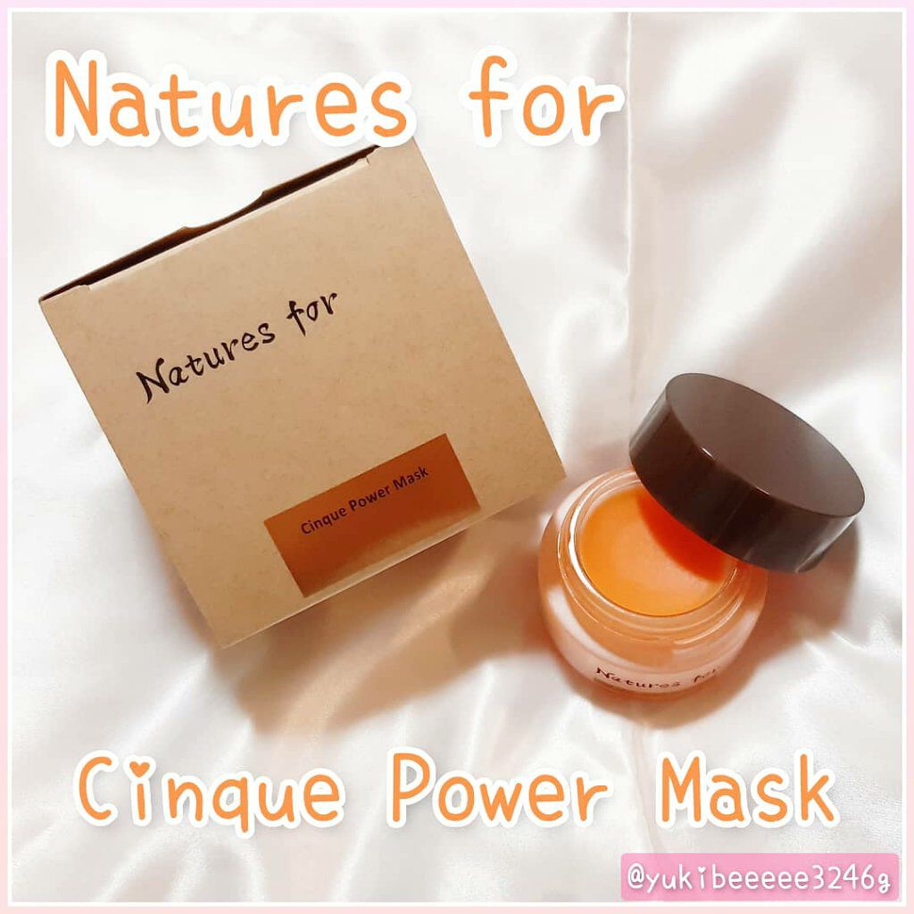 チンクエパワーマスク/Natures for/オールインワン化粧品を使ったクチコミ（1枚目）