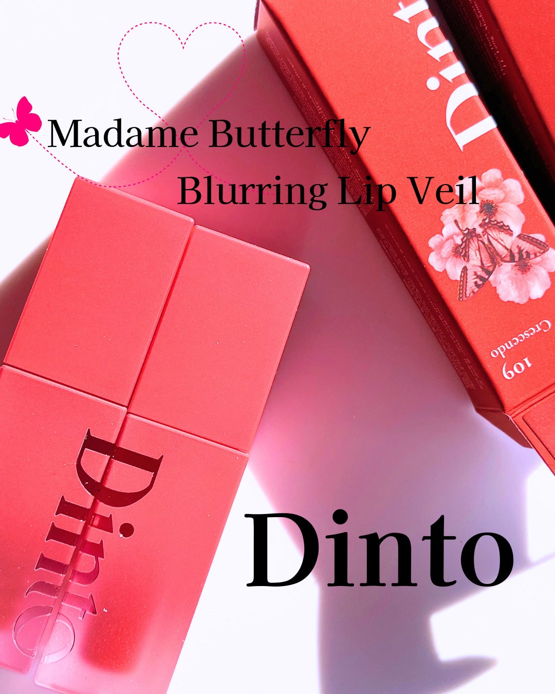 マダムバタフライコレクション ブラーニングリップベール/Dinto/口紅を使ったクチコミ(1枚目)