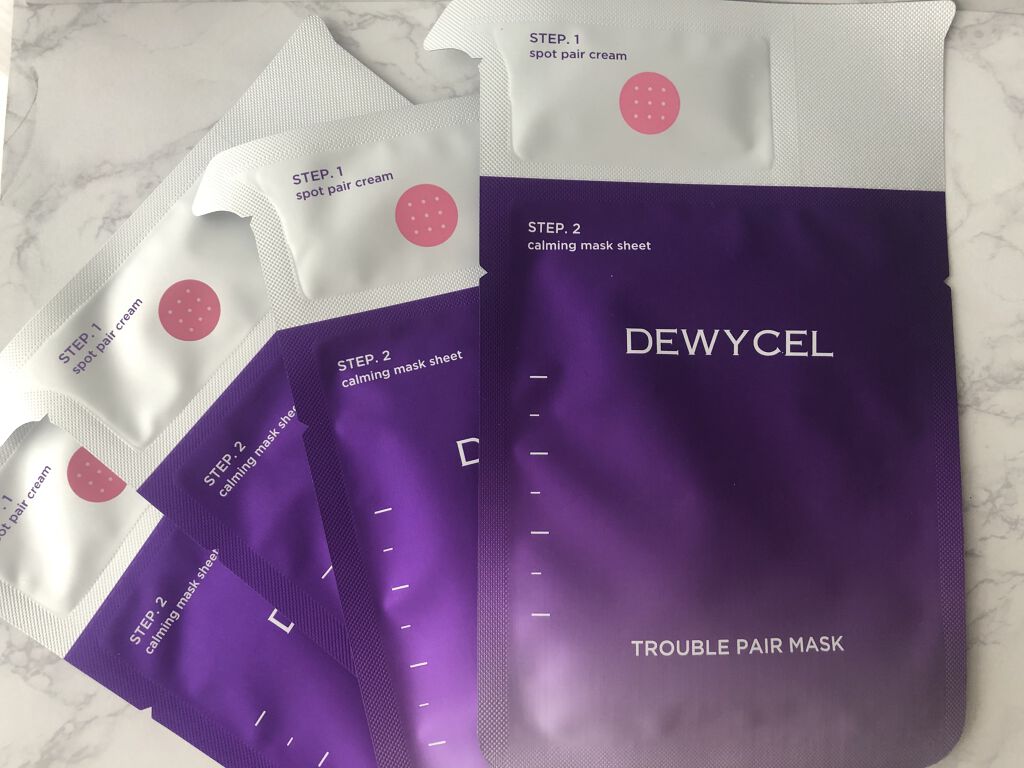 トラブルペアーマスク/DEWYCEL/シートマスク・パックを使ったクチコミ（1枚目）