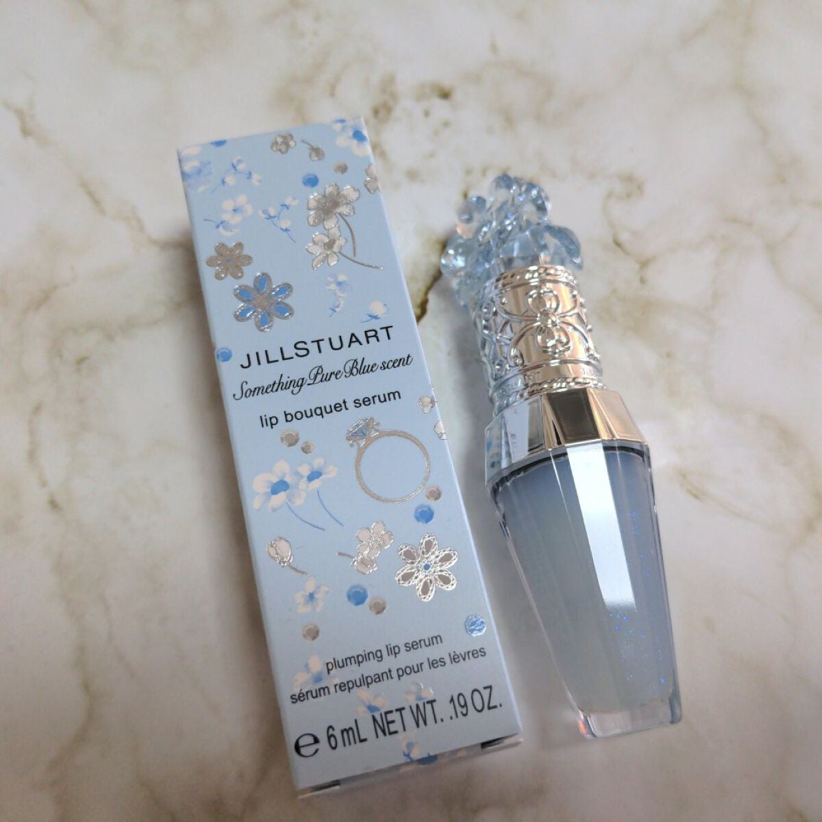 サムシングピュアブルー セント リップブーケ セラム/JILL STUART/リップ美容液を使ったクチコミ(1枚目)