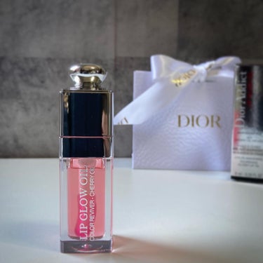 ディオール アディクト リップ グロウ オイル 001 ピンク/Dior/リップグロスを使ったクチコミ（2枚目）