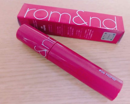 ジューシーラスティングティント/rom&nd/リップティントを使ったクチコミ(1枚目)