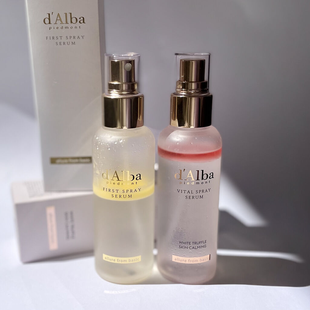 ダルバ ホワイトトリュフファーストスプレーセラム/ダルバ/ミスト状化粧水を使ったクチコミ（1枚目）
