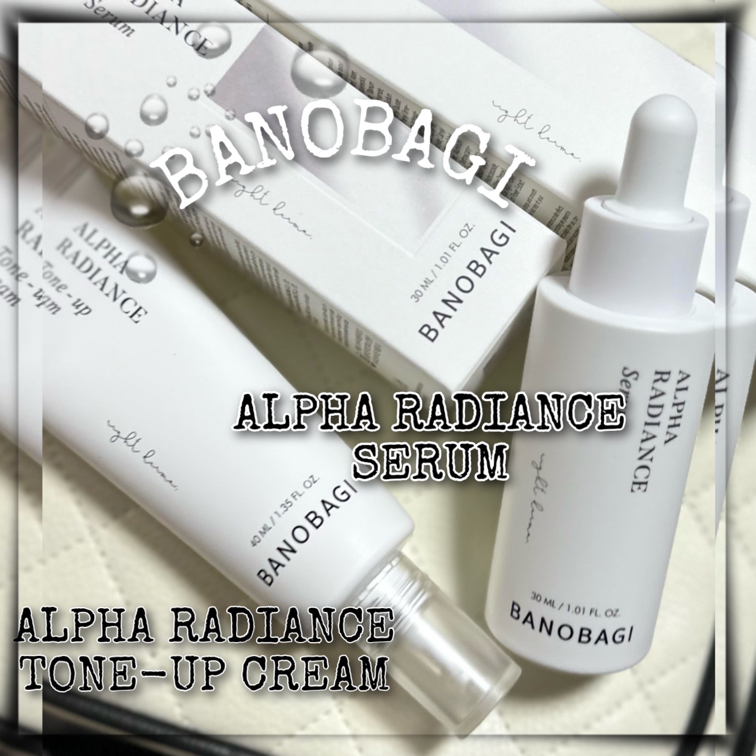 アルファラディアンスグローセラム/BANOBAGI/美容液を使ったクチコミ（1枚目）