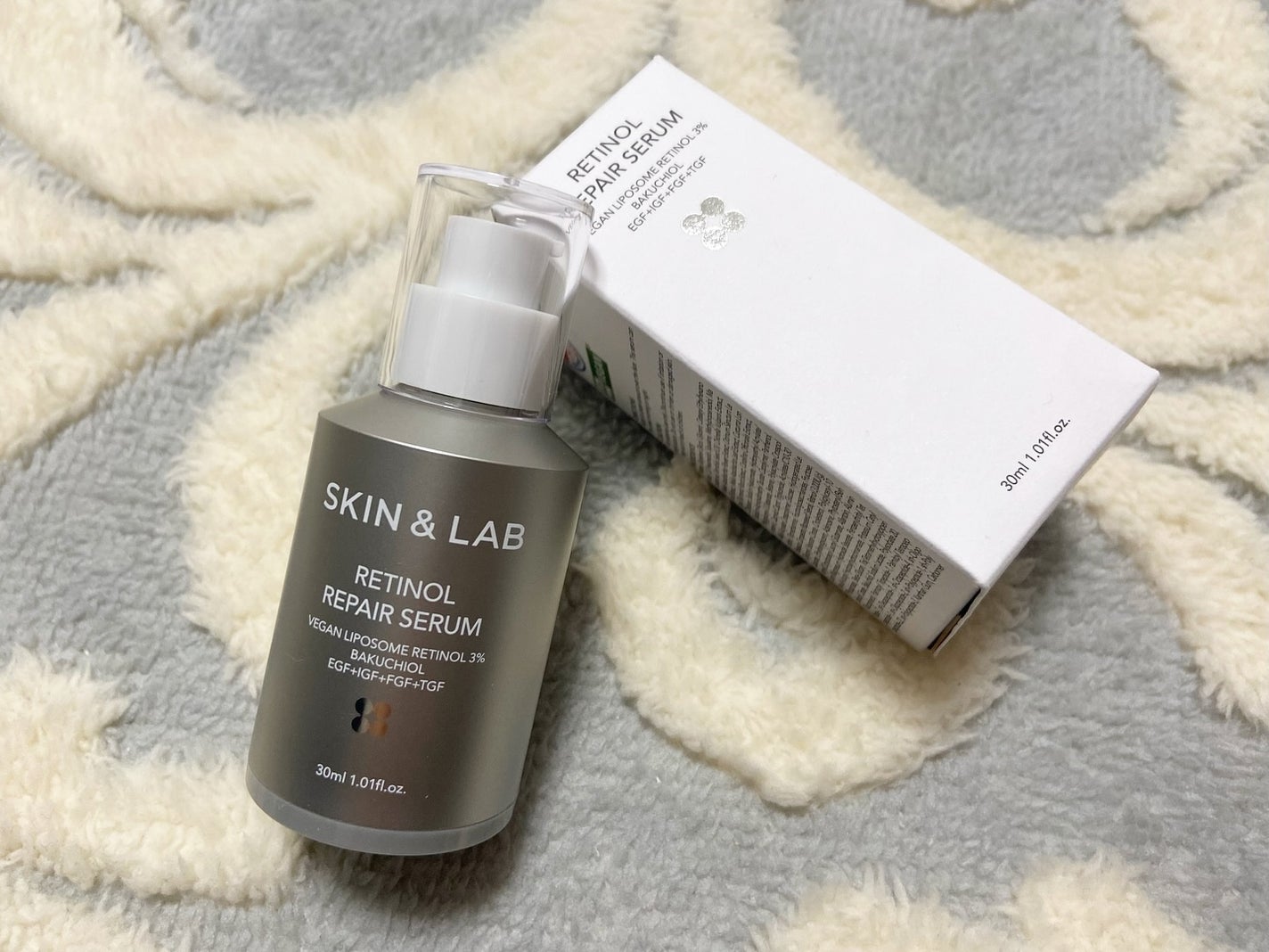 ヴィーガンリポソームレチノールセラム/SKIN&LAB/美容液を使ったクチコミ(7枚目)