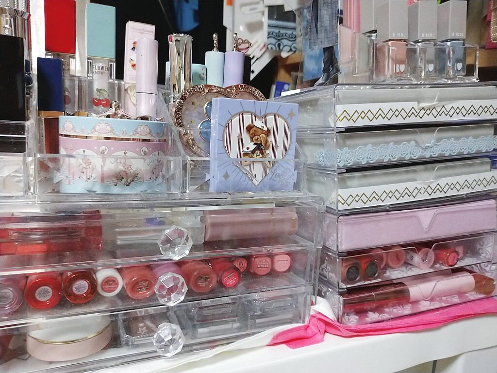 3段式クリアーケース/DAISO/その他化粧小物を使ったクチコミ（1枚目）