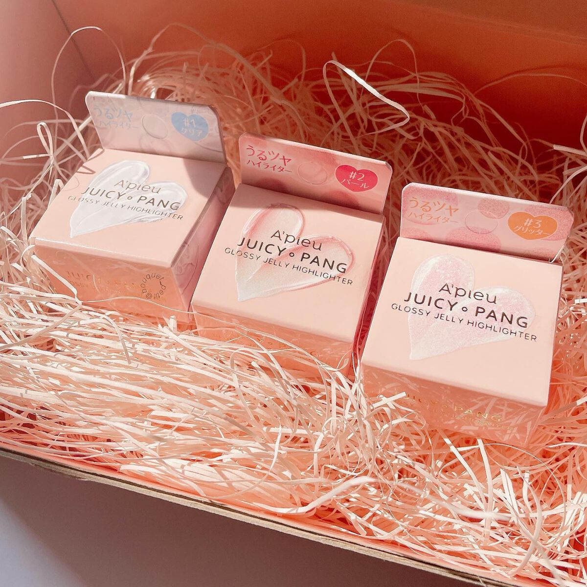 ジューシーパン グロッシージェリーハイライター/A’pieu/クリームハイライトを使ったクチコミ（2枚目）