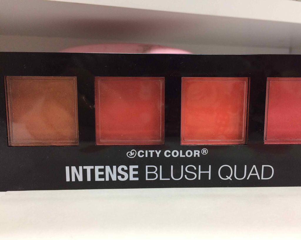 インテンスブラッシュクアッド/CITY COLOR/パウダーチークを使ったクチコミ（1枚目）