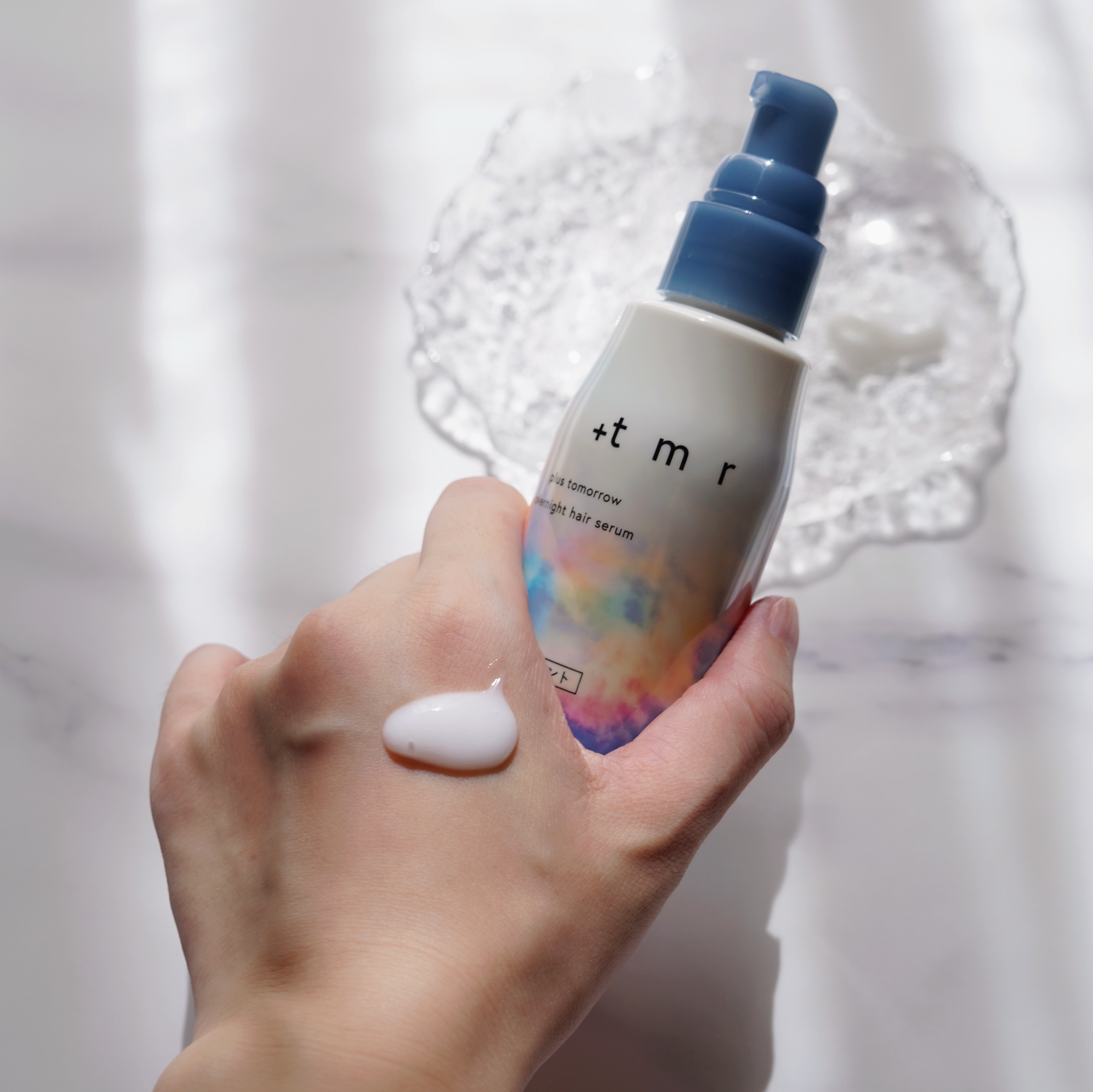 オーバーナイト ヘアセラム/＋ｔｍｒ/ヘアオイルを使ったクチコミ（3枚目）