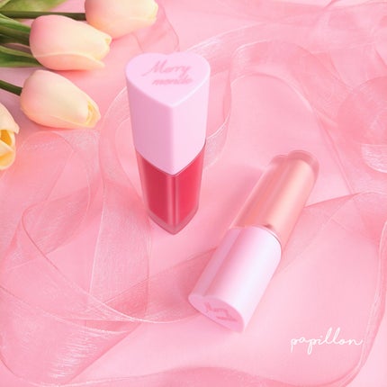 ミルクハートティントリップアンドチーク アップルミルク/Merrymonde/リップティントの画像