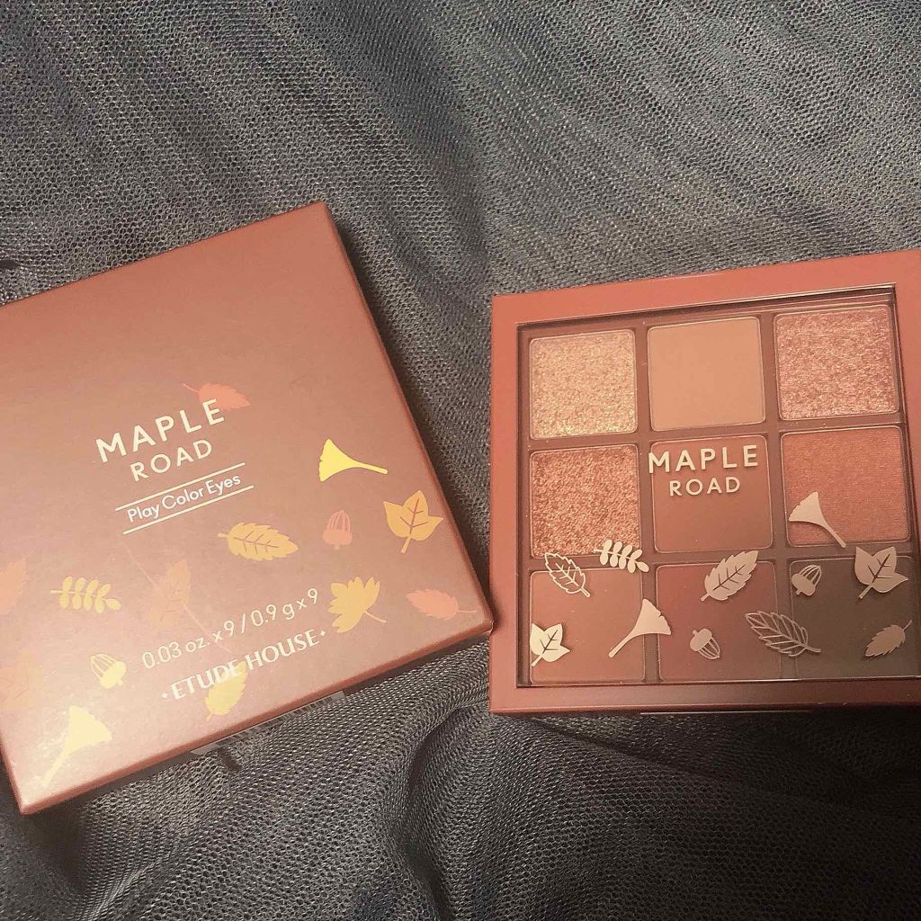 プレイカラーアイシャドウ メープルロード/ETUDE/アイシャドウパレットを使ったクチコミ（1枚目）