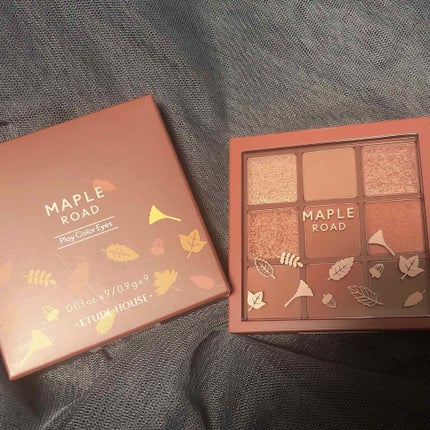 プレイカラーアイシャドウ メープルロード/ETUDE/アイシャドウパレットを使ったクチコミ(1枚目)