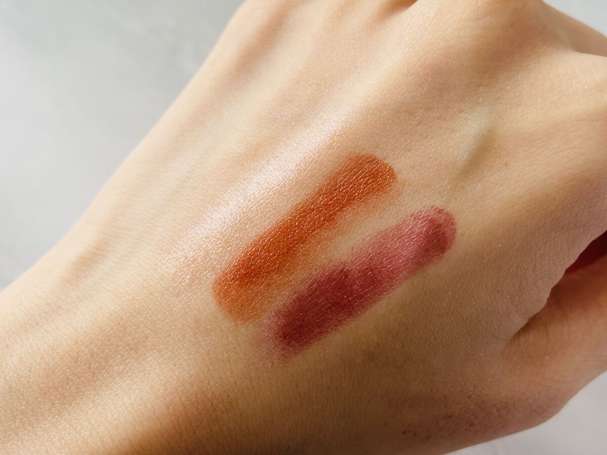 セラムオイルリップスティック  マンダリーヌコンフィ/ミティア オーガニック/口紅を使ったクチコミ（2枚目）