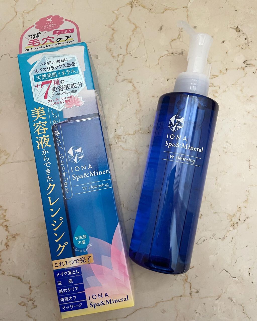 Wクレンジング /イオナ スパ&ミネラル/オイルクレンジングを使ったクチコミ(1枚目)