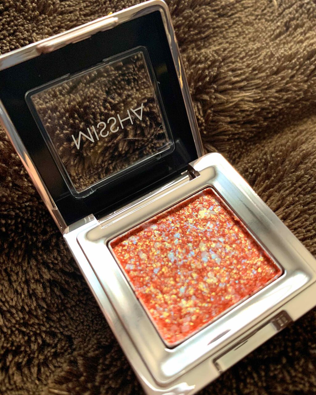 グリッタープリズム シャドウ/MISSHA/グリッターを使ったクチコミ（1枚目）