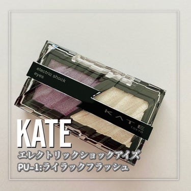 エレクトリックショックアイズ  PU-1 ライラックフラッシュ/KATE/アイシャドウパレットを使ったクチコミ（2枚目）