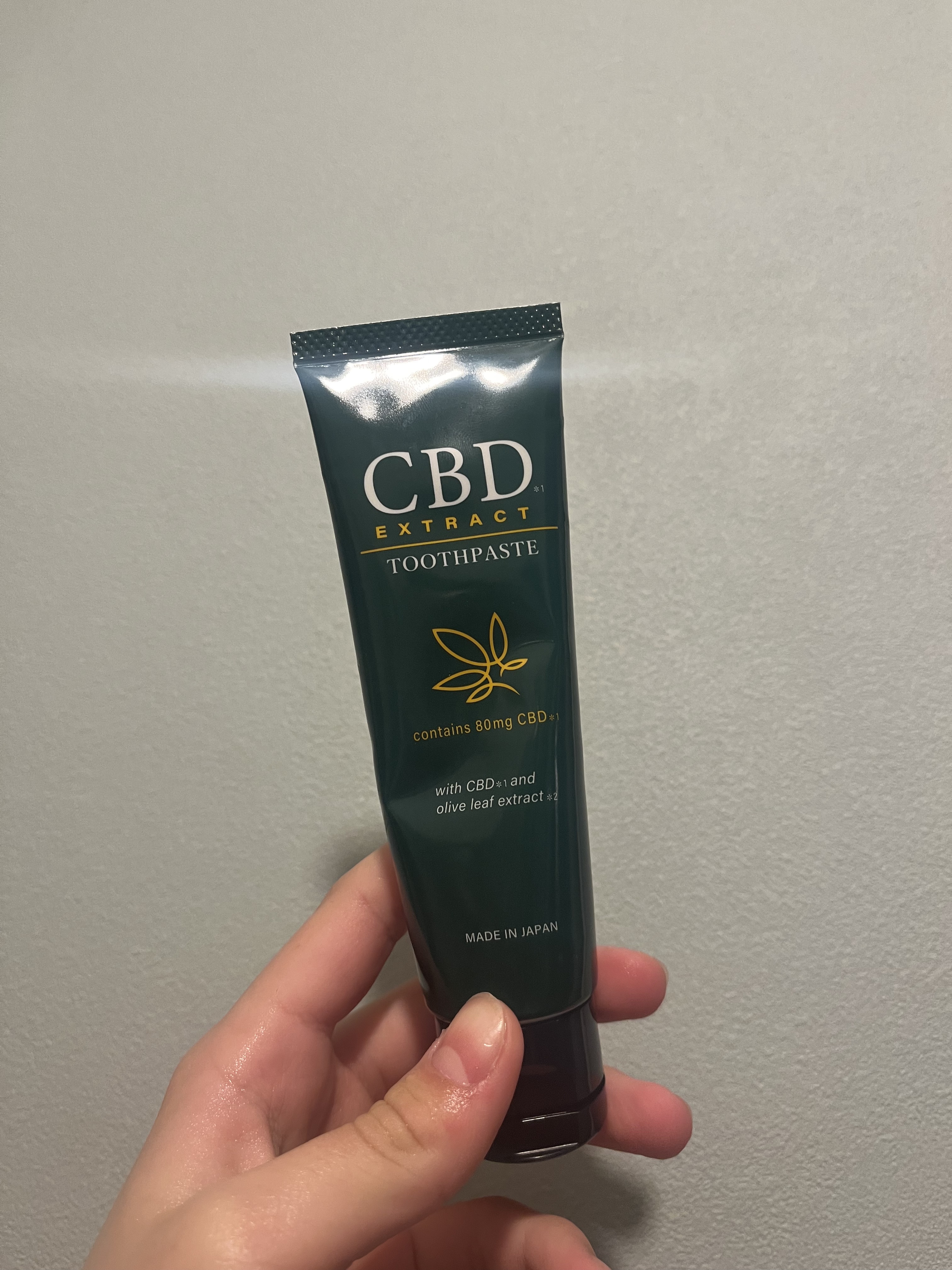 CBD配合歯磨き粉/SANWA HONPO/歯磨き粉を使ったクチコミ（1枚目）
