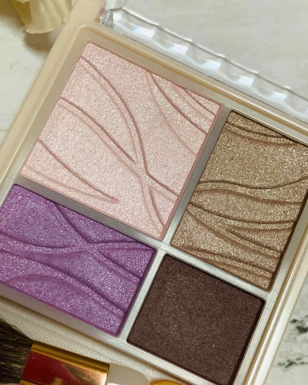 エアリータッチシャドウ/CEZANNE/アイシャドウパレットを使ったクチコミ（2枚目）