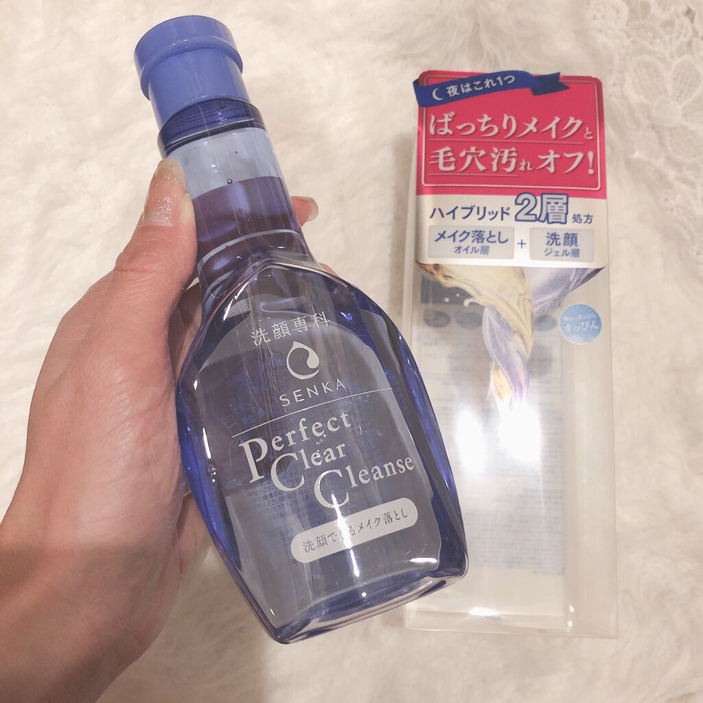 洗顔専科　パーフェクトクリアクレンズ/SENKA（専科）/クレンジングジェルを使ったクチコミ（3枚目）