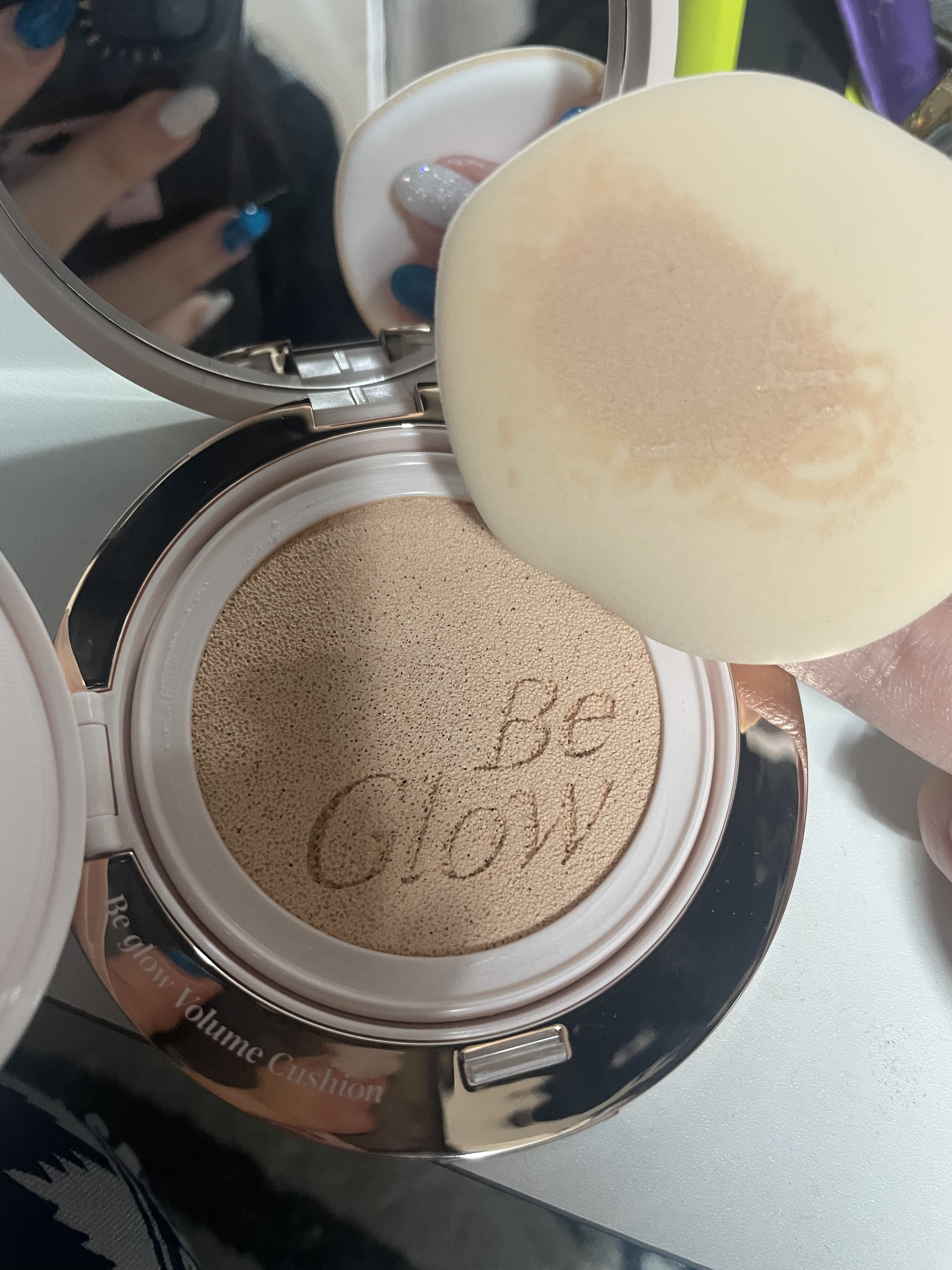 エスポア ビーグロー ボリュームクッション 20 バニラ/espoir/クッションファンデーションを使ったクチコミ（1枚目）