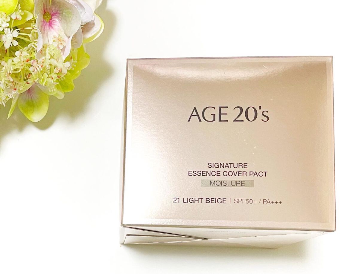 エッセンス カバー パクト モイスチャー/AGE20’s/リキッドファンデーションを使ったクチコミ(6枚目)