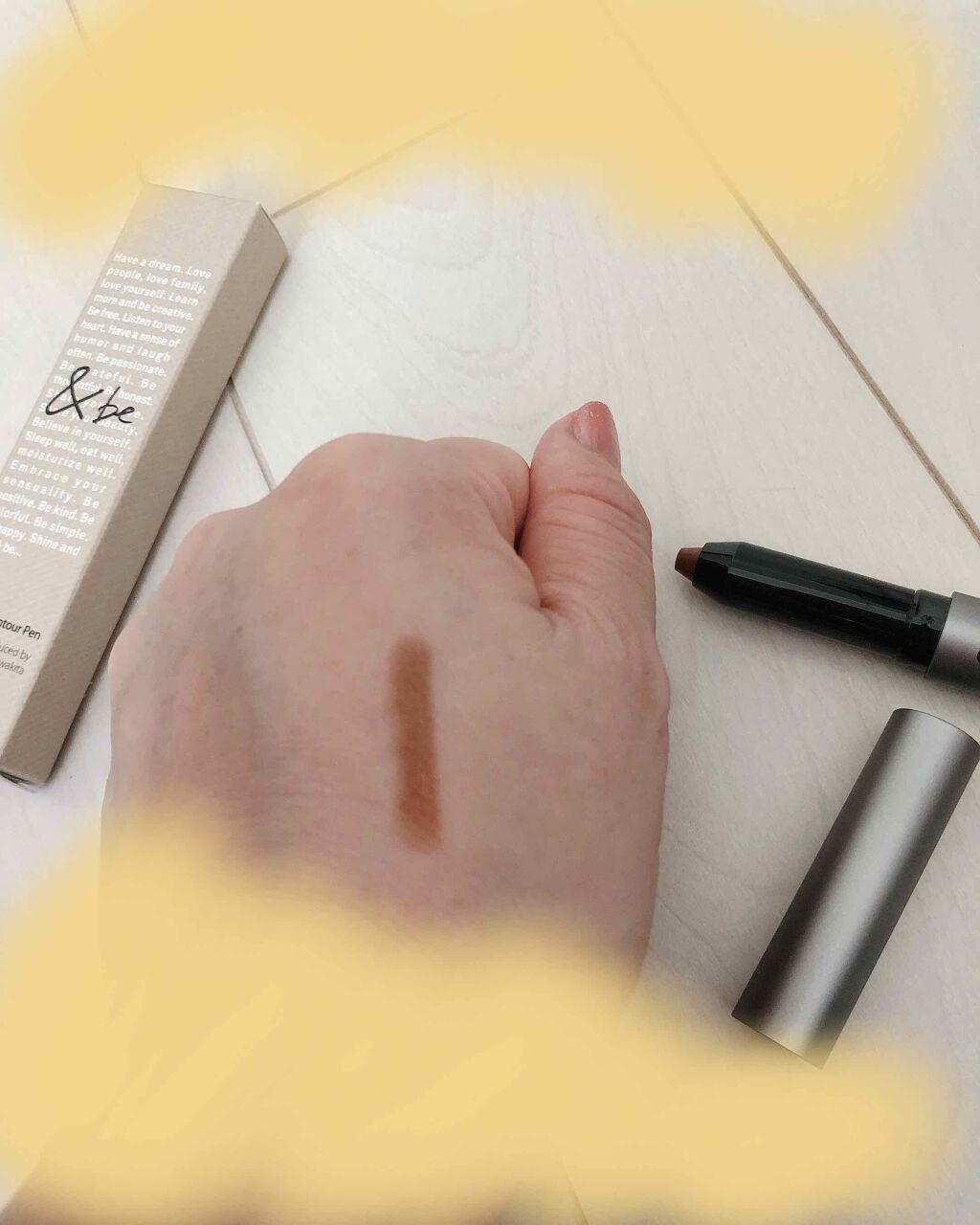 &be コントゥアペン/＆be/シェーディングを使ったクチコミ（2枚目）