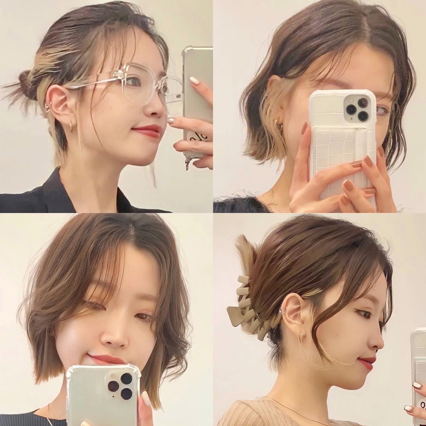 KONOMI on LIPS 「ミニボブでも出来るヘアアレンジ🪄────────────カチモ..」(1枚目)