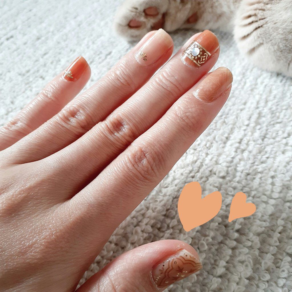 ネイルシール/3COINS/ネイルシールを使ったクチコミ（1枚目）