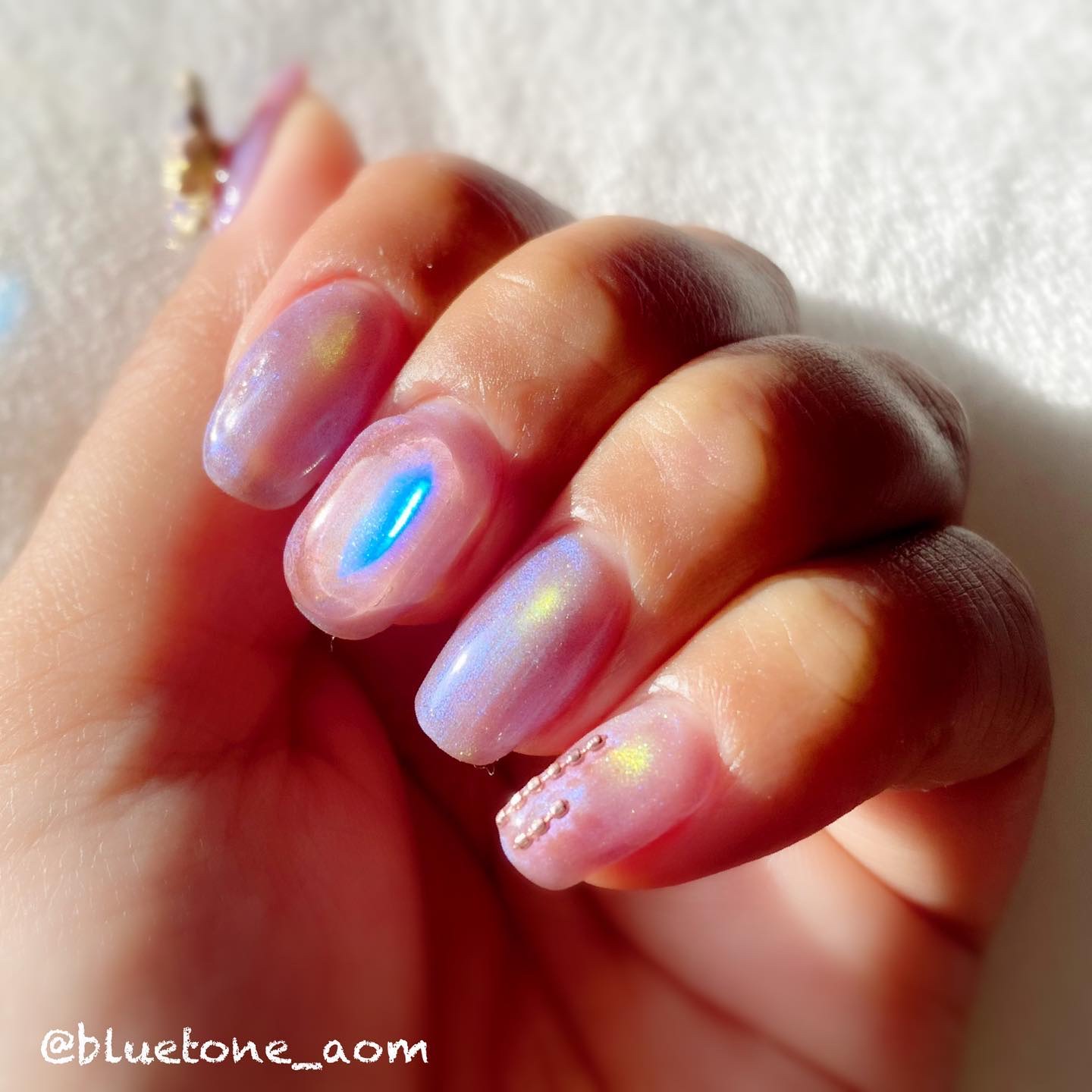 moonlight gel 08/ネイル工房/ジェルネイルを使ったクチコミ（3枚目）