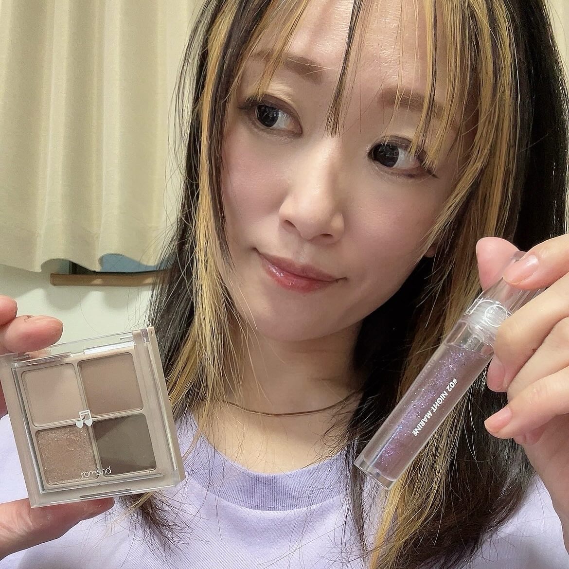 グラスティングウォーターグロス/rom&nd/リップグロスを使ったクチコミ（1枚目）