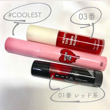 3CE TATTOO LIP TINT #COOLEST/3CE/リップグロスを使ったクチコミ（2枚目）