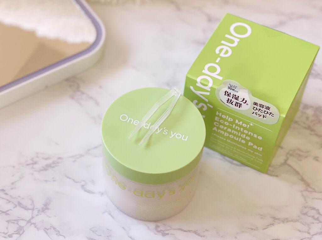 ヘルプミー! エコインテンスセラミドアンプルパッド(90枚)/One-day's you/トナーパッドを使ったクチコミ(1枚目)