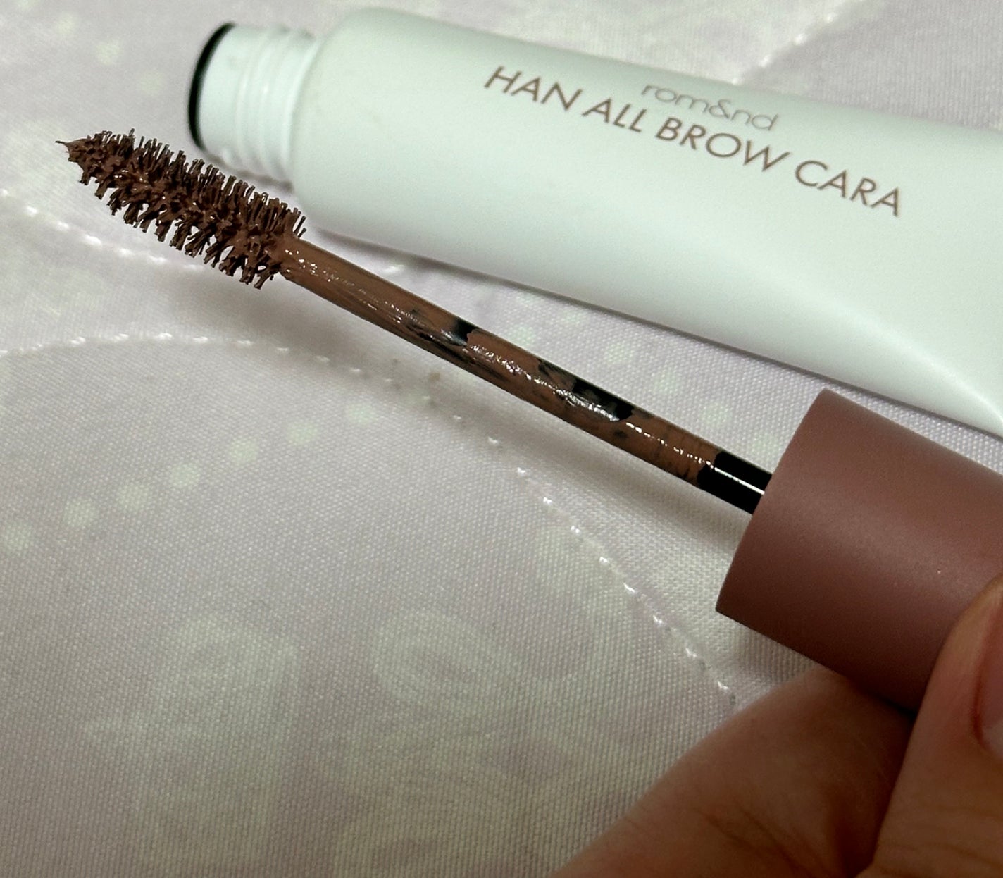 ハンオールブロウカラ/rom&nd/眉マスカラを使ったクチコミ(5枚目)