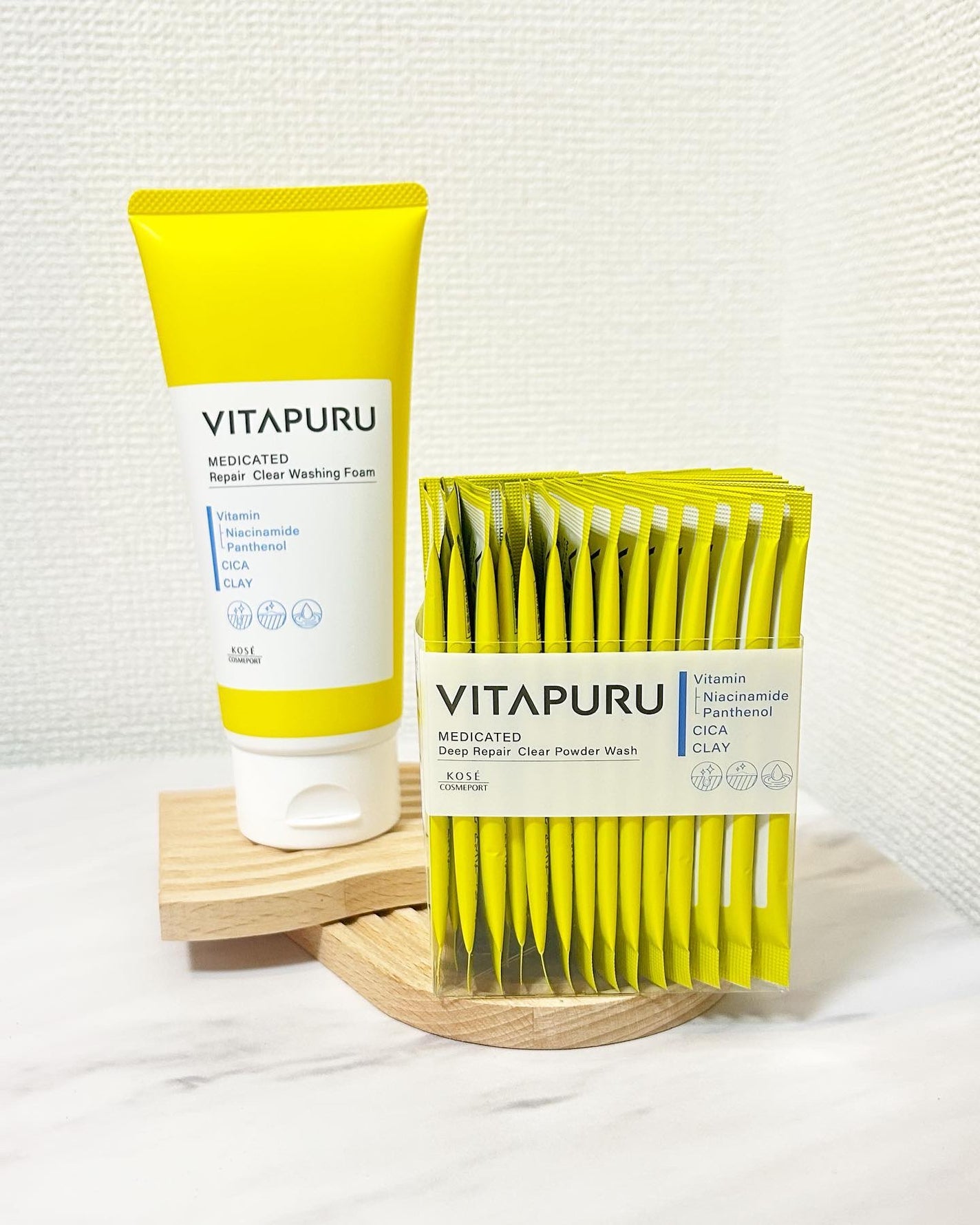 ビタプル リペア クリアウォッシングフォーム/VITAPURU/洗顔フォームを使ったクチコミ(1枚目)